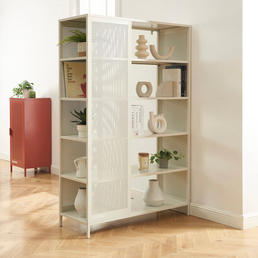 Bookcase - Metal - Sand Beige