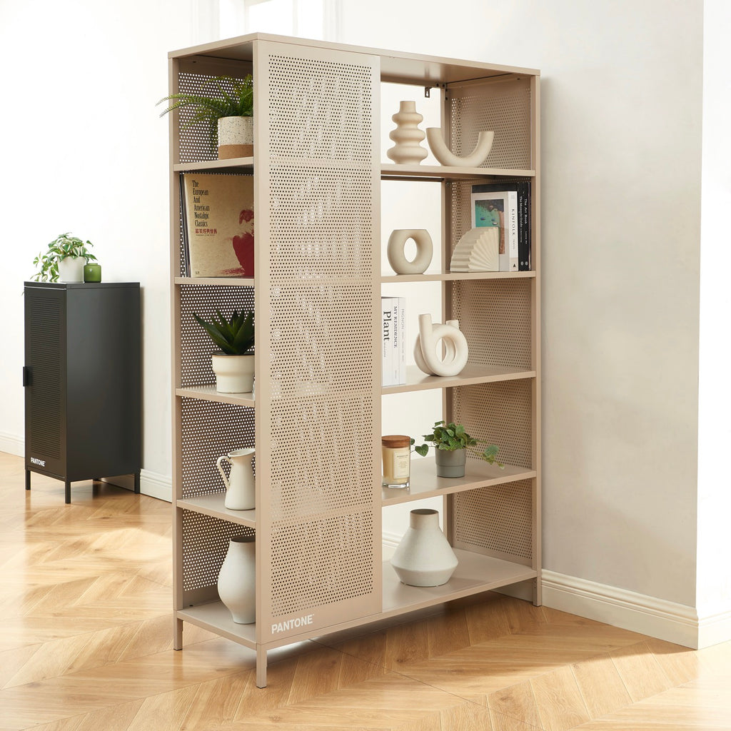 Bookcase - Metal - Taupe