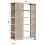 Bookcase - Metal - Taupe