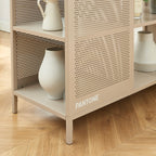 Bookcase - Metal - Taupe