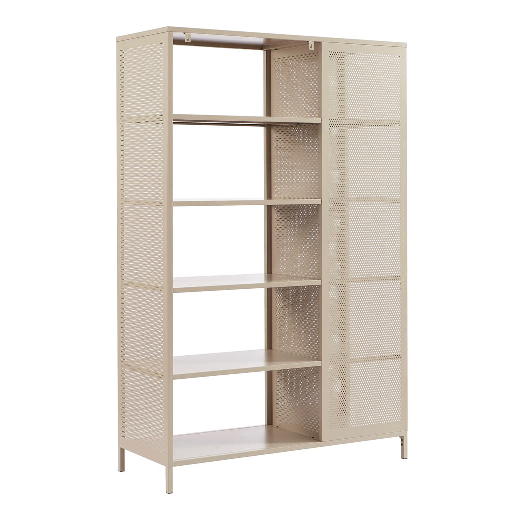 Bookcase - Metal - Taupe
