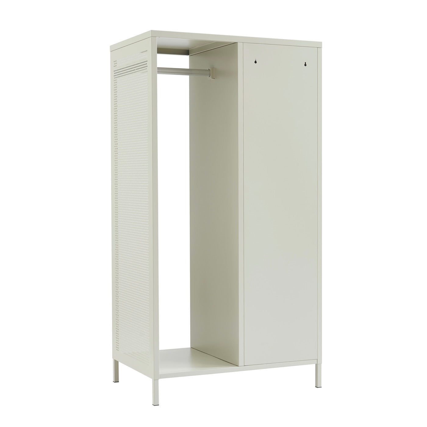 Guardarropa - Metal - Beige Arena Con Armario