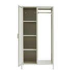 Guardarropa - Metal - Beige Arena Con Armario
