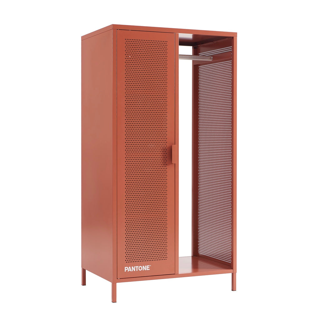 Vestiaire - Métal - Terracotta Avec Penderie