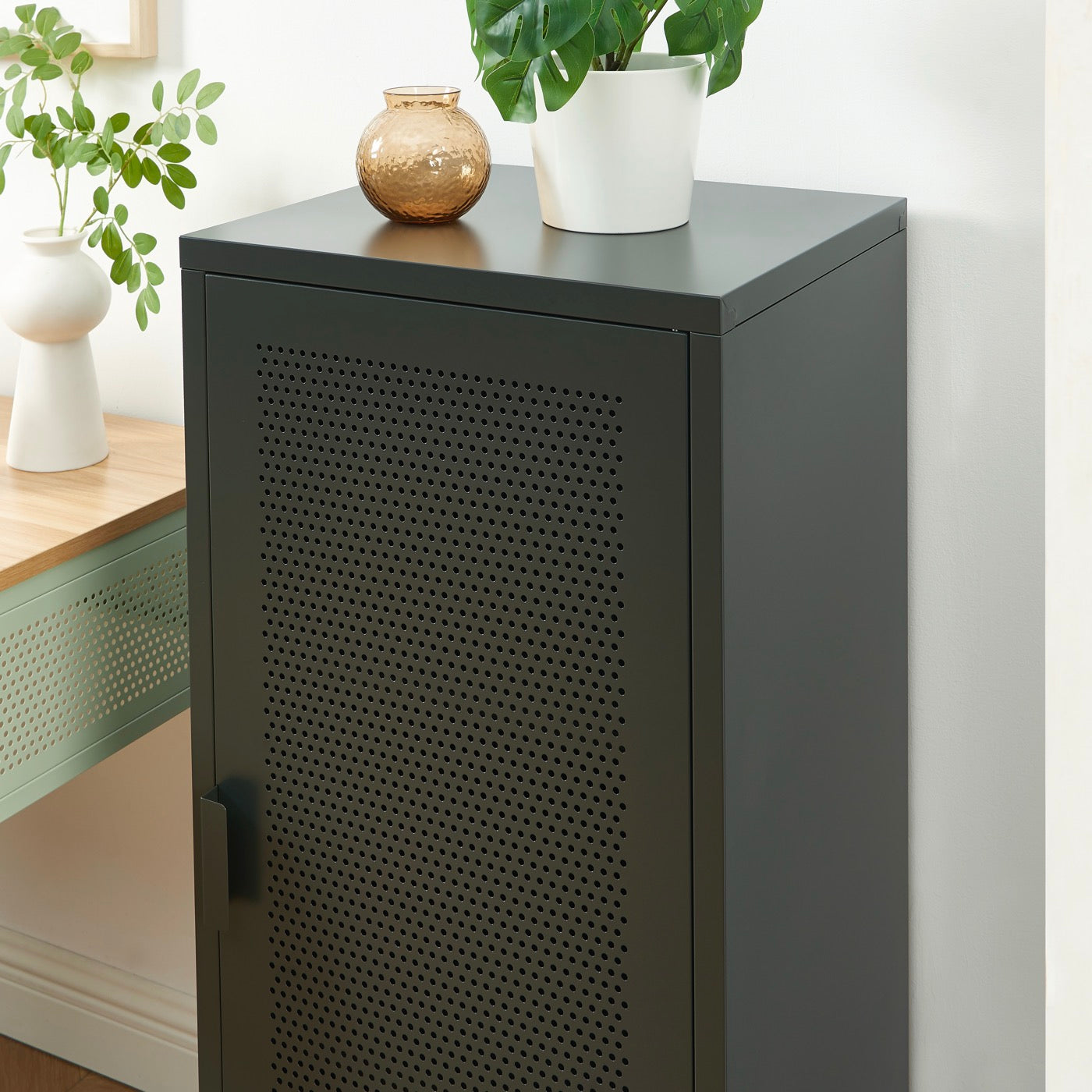 Caisson De Bureau - Métal - Gris Anthracite