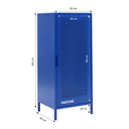 Cajonera De Oficina - Metal - Azul Eléctrico