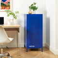Cajonera De Oficina - Metal - Azul Eléctrico