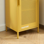 Pedestal de Oficina - Metal - Amarillo Mostaza