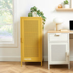 Pedestal de Oficina - Metal - Amarillo Mostaza