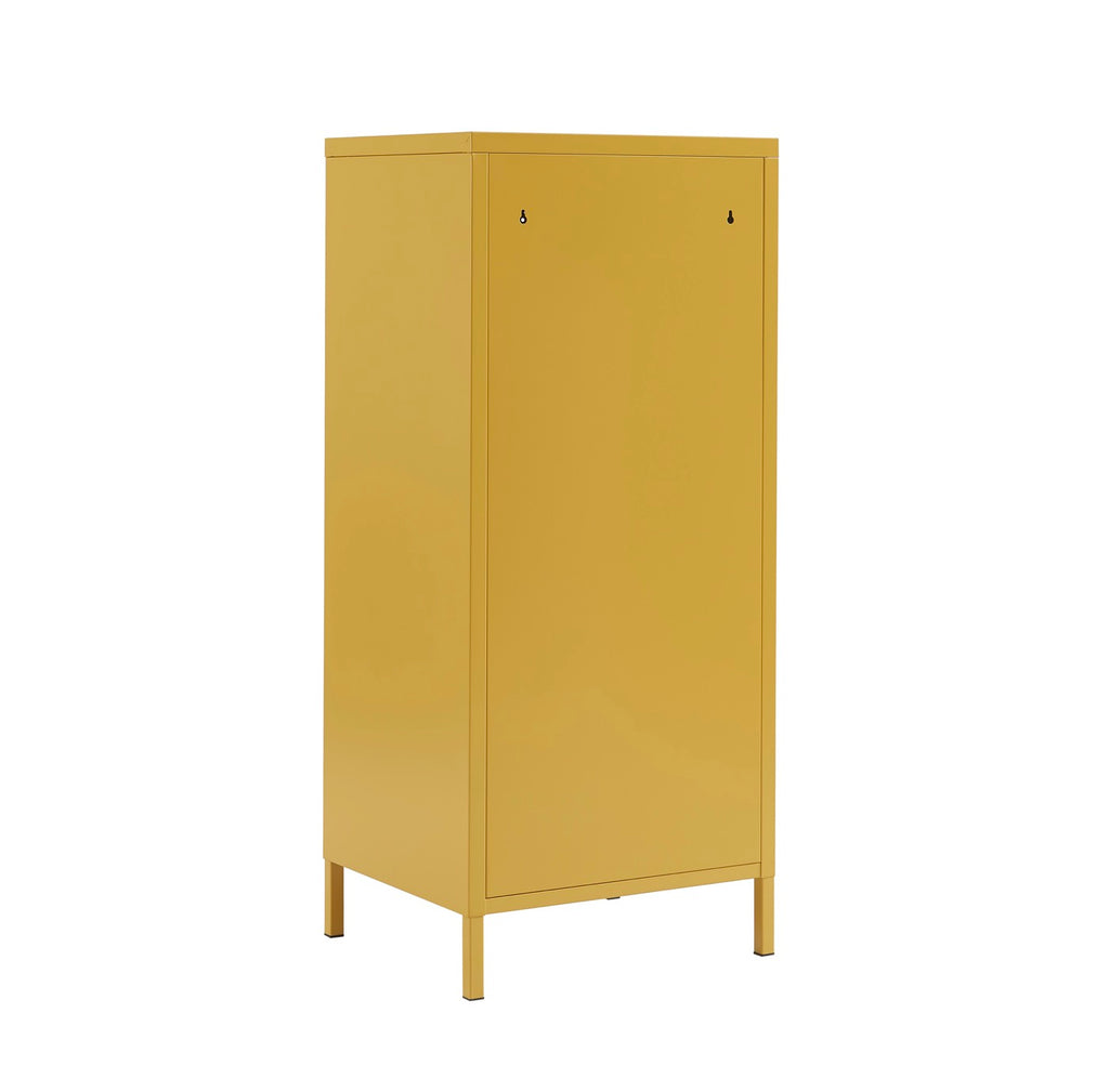 Pedestal de Oficina - Metal - Amarillo Mostaza