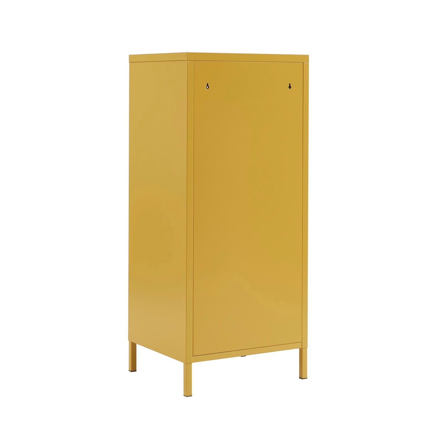 Pedestal de Oficina - Metal - Amarillo Mostaza