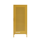 Pedestal de Oficina - Metal - Amarillo Mostaza