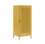 Pedestal de Oficina - Metal - Amarillo Mostaza