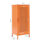 Pedestal de oficina - Metal - Naranja