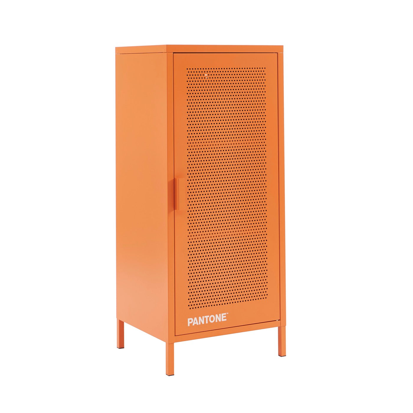 Pedestal de oficina - Metal - Naranja