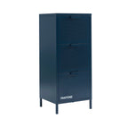 Caisson De Bureau - Métal - Bleu Nuit - 3 Tiroirs