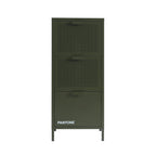 Mueble de Oficina - Metal - Verde Oliva - 3 Cajones