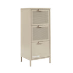 Caisson De Bureau - Métal - Taupe - 3 Tiroirs