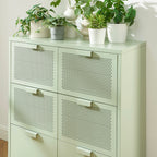 Commode - Métal - Vert Amande - 6 Tiroirs