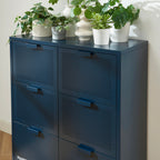 Chest of drawers - Metal - Midnight Blue - 6 Drawers
