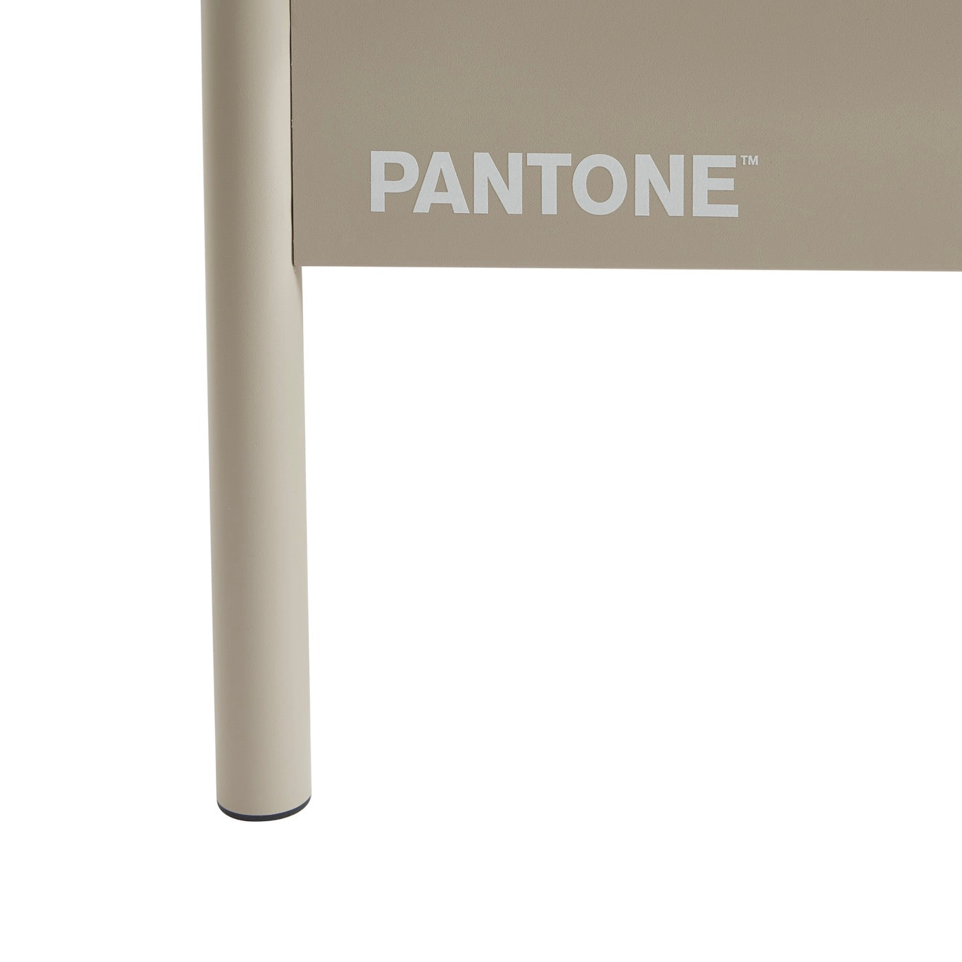 140x190 bed - Metal - Taupe - Box spring included