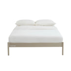 Cama 140x190 - Metal - Taupe - Somier incluido