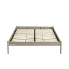 Cama 140x190 - Metal - Taupe - Somier incluido