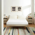 Cama 140x190 - Metal - Taupe - Somier incluido