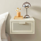 Table De Chevet Murale - Métal - Beige Sable