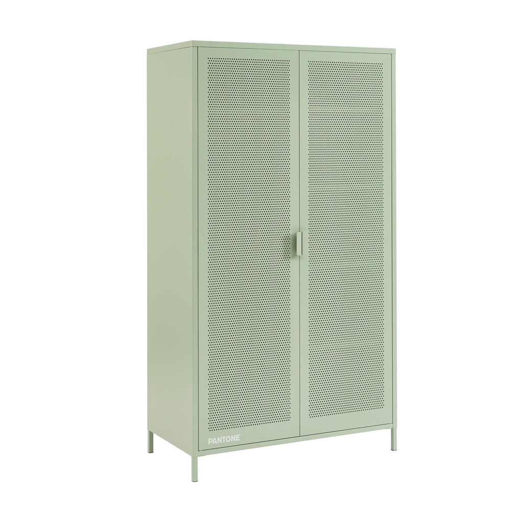Armario - Metal - Verde Almendra - 2 Puertas