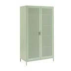 Armario - Metal - Verde Almendra - 2 Puertas