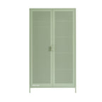 Armario - Metal - Verde Almendra - 2 Puertas