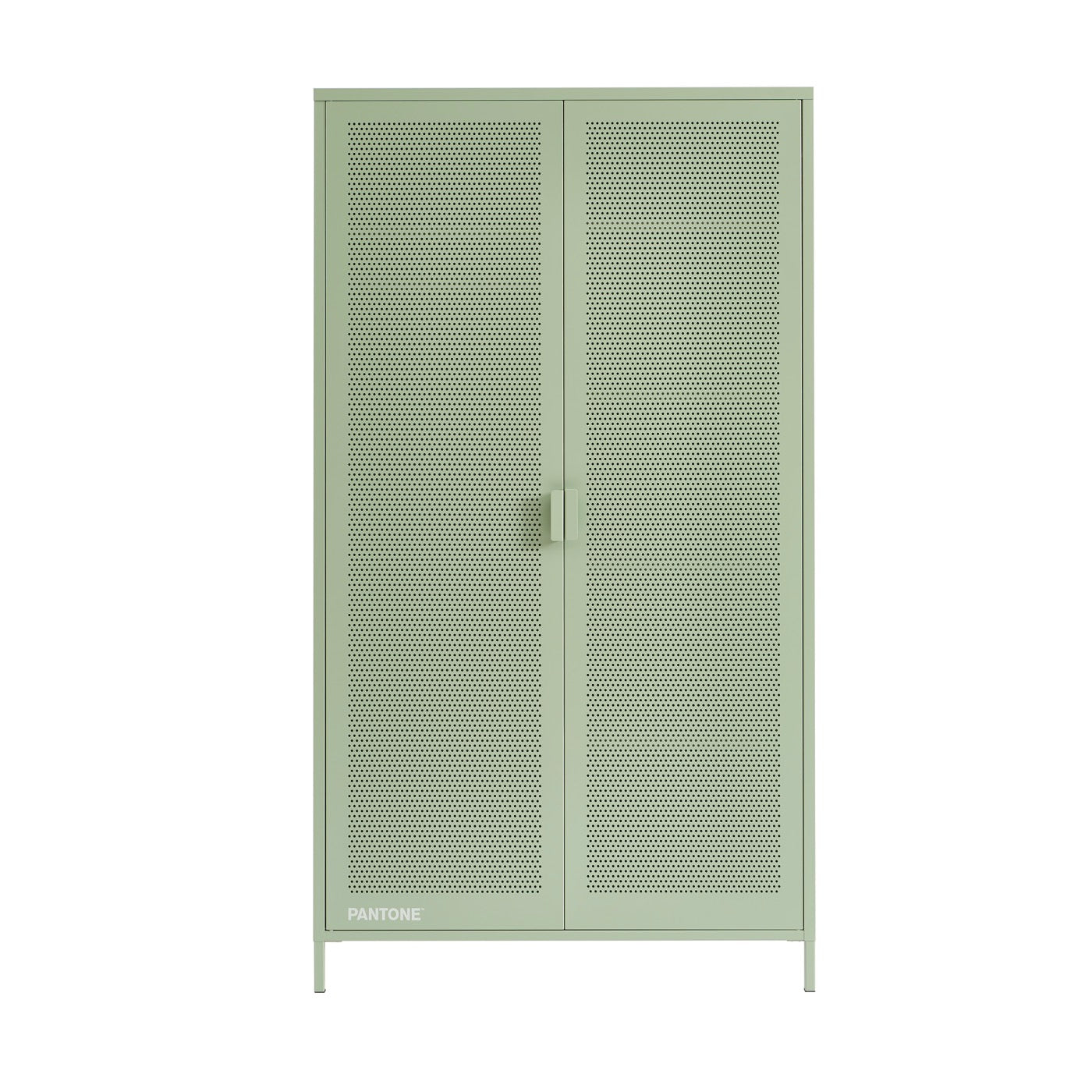Armario - Metal - Verde Almendra - 2 Puertas