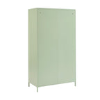 Armario - Metal - Verde Almendra - 2 Puertas
