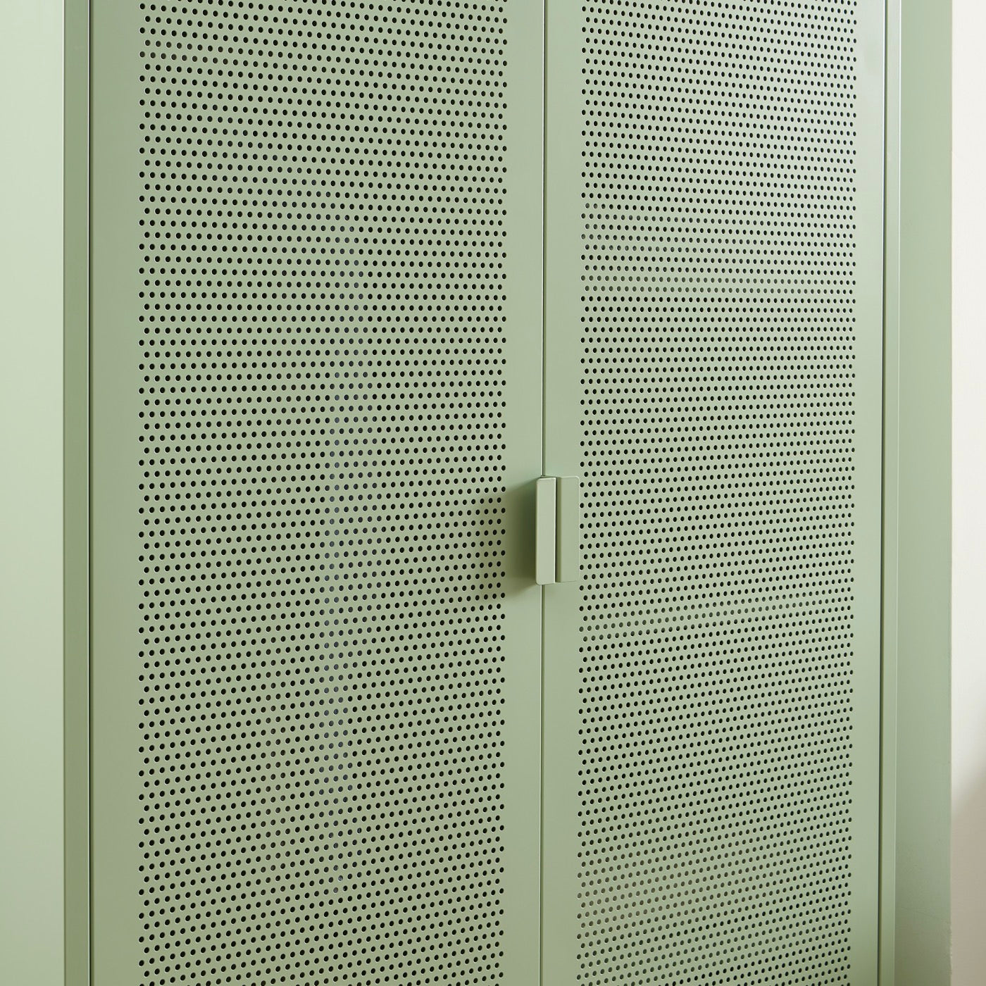Armario - Metal - Verde Almendra - 2 Puertas
