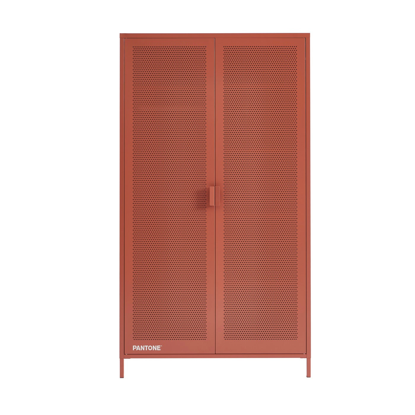 Armoire - Métal - Terracotta - 2 Portes