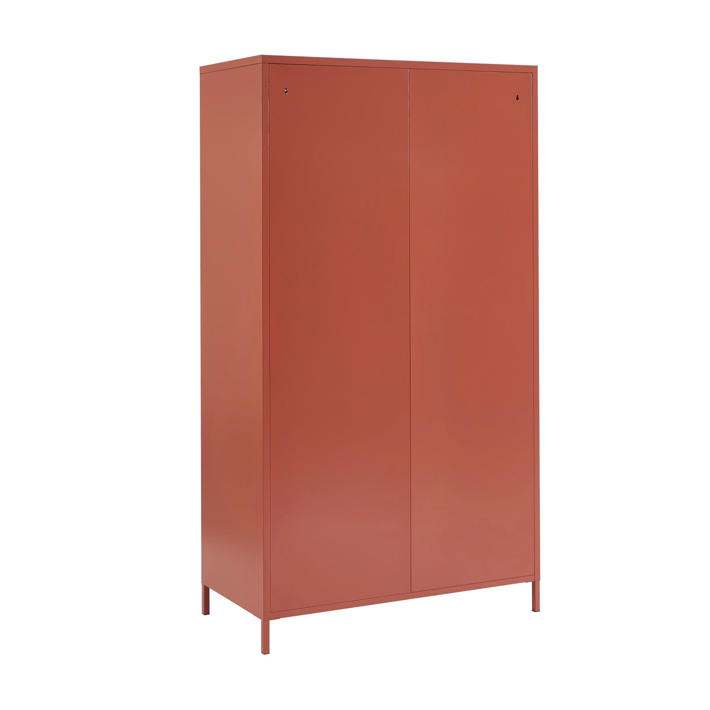 Armoire - Métal - Terracotta - 2 Portes