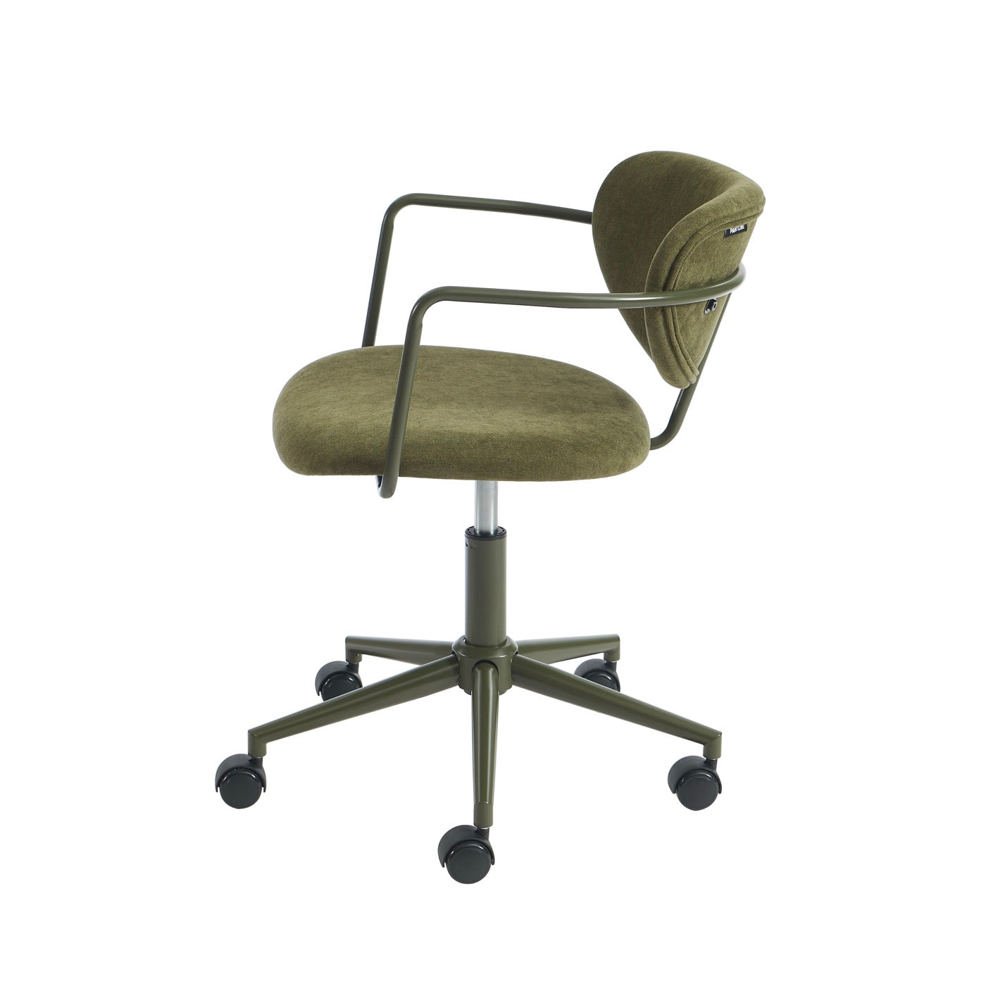 Office Chair - Fabric - Olive Green - With Casters