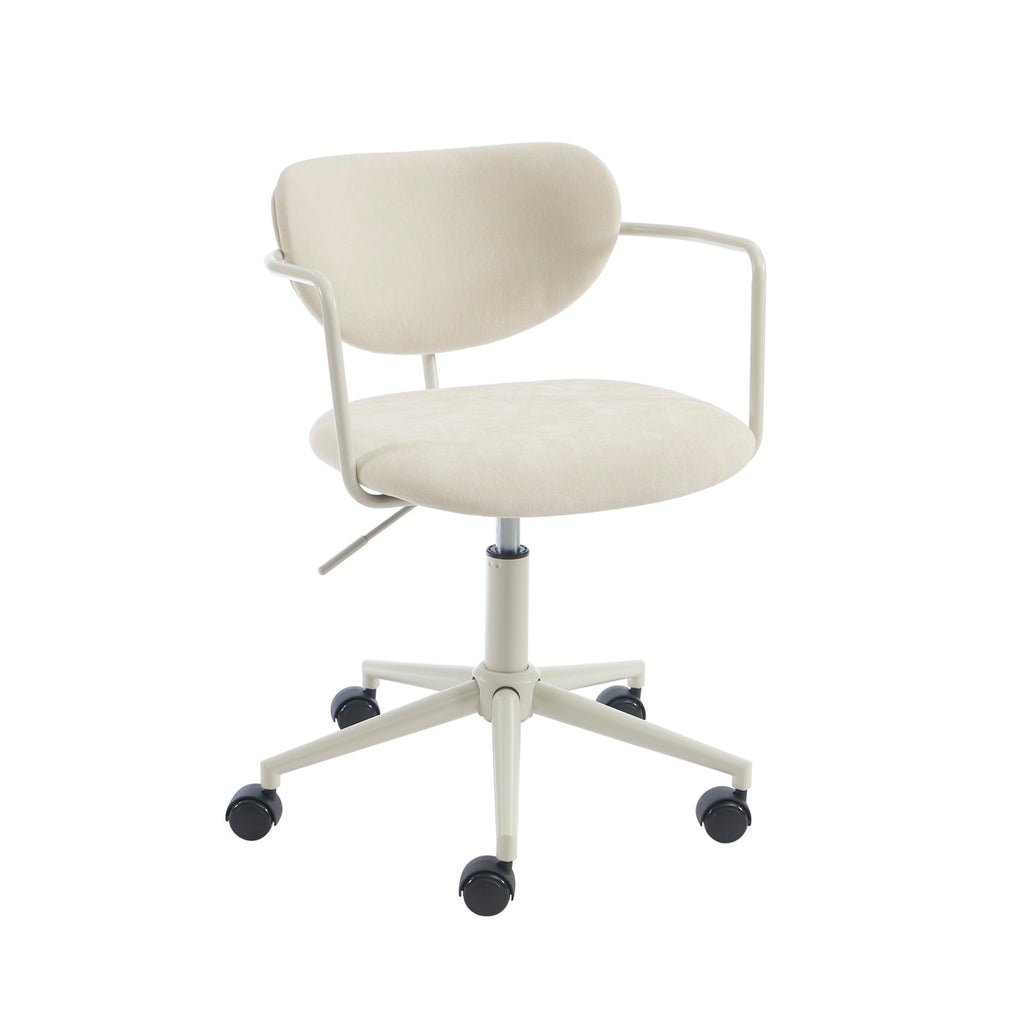 Office Chair - Fabric - Sand Beige - With Casters