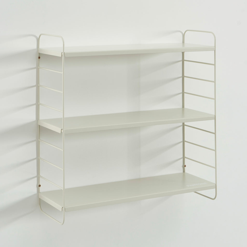 Etagère Murale 3 Niveaux - Métal - Beige Sable