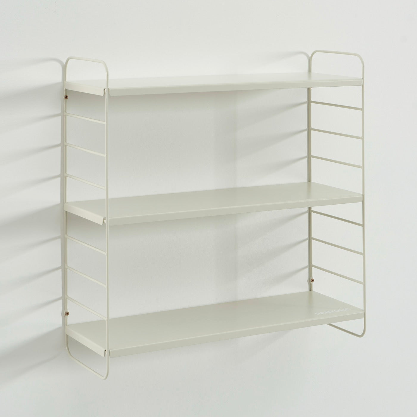 Etagère Murale 3 Niveaux - Métal - Beige Sable