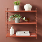 Estante de pared de 3 niveles - Metal - Terracota