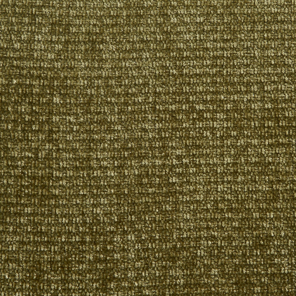 Paola - Chairs - Chenille Fabric - Green Solid Oak Legs