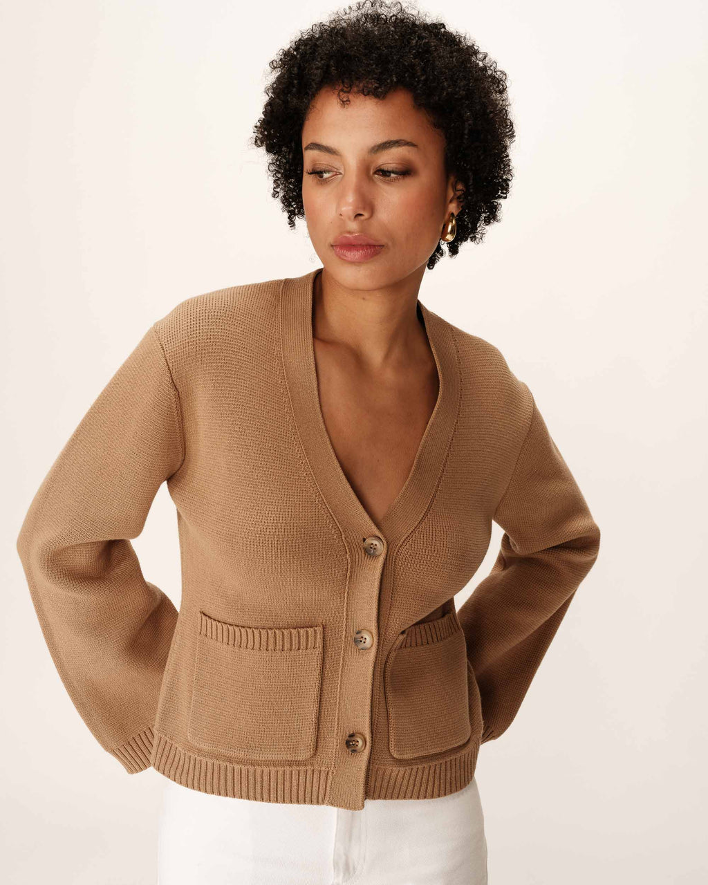 Cardigan Paolino - Camel
