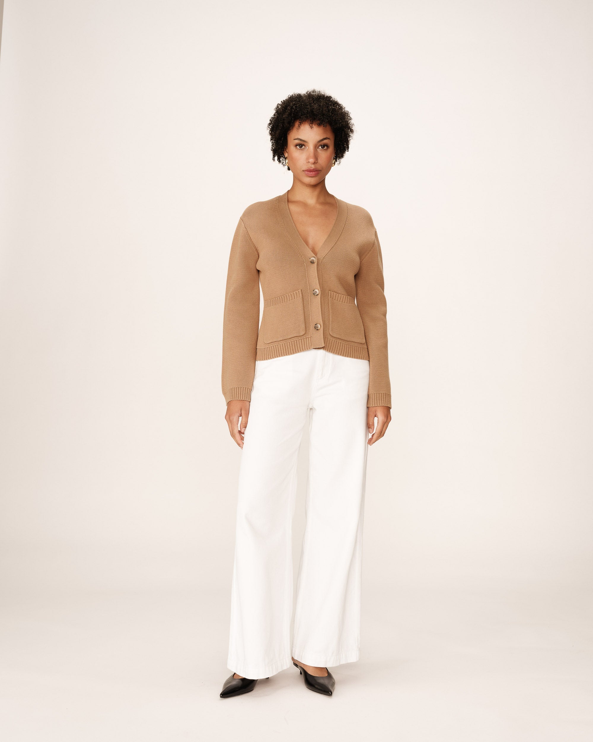 Cardigan Paolino - Camel