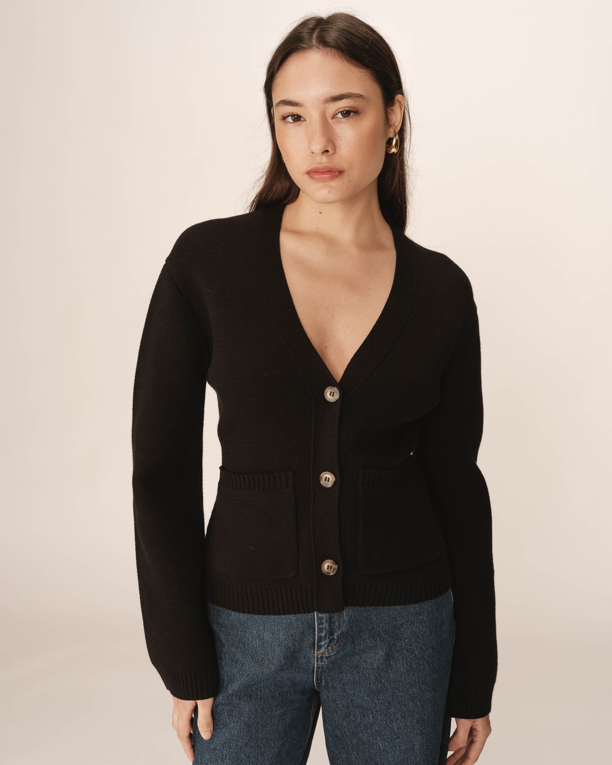 Paolino Black Cardigan