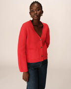 Red Paolino Cardigan
