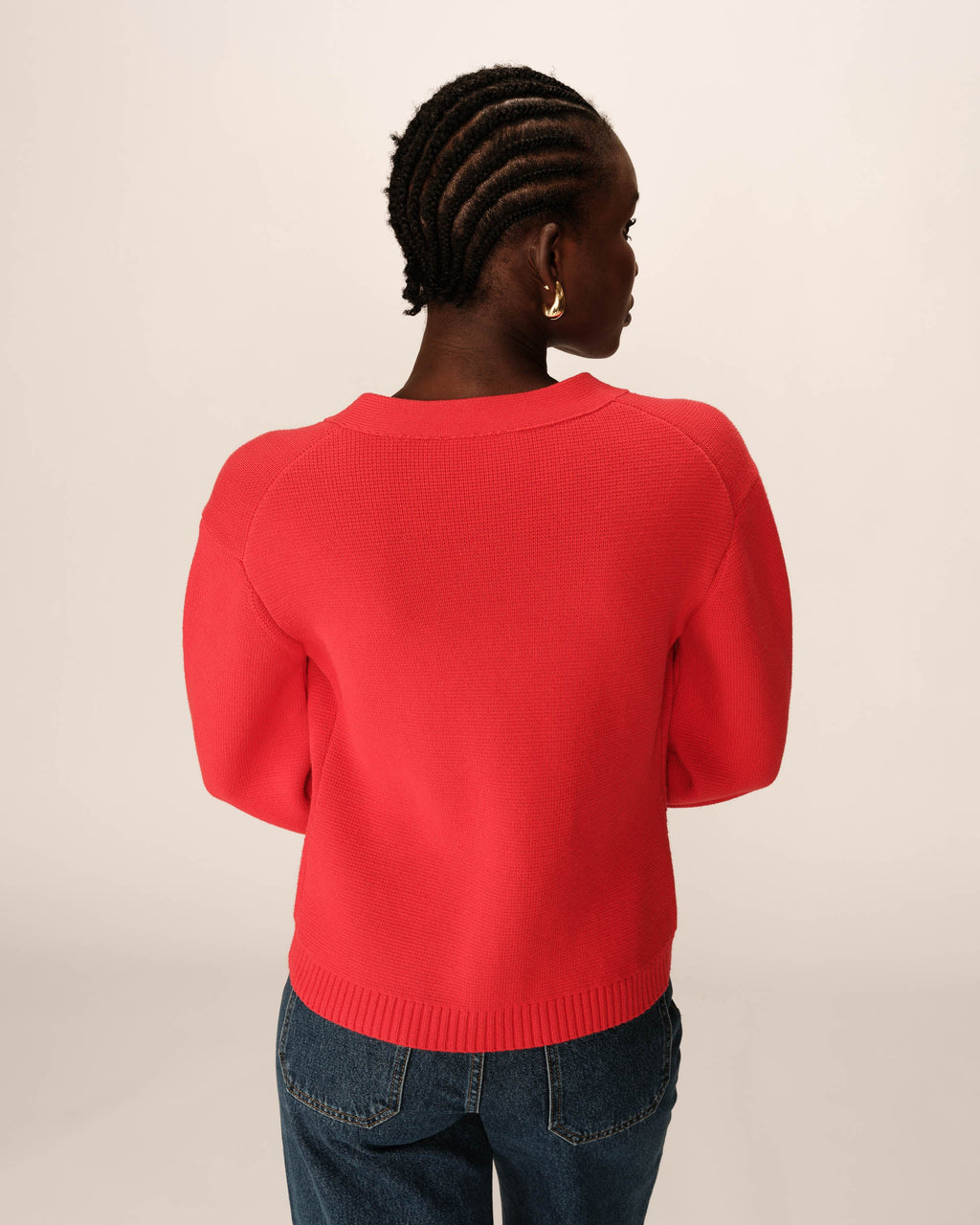 Red Paolino Cardigan
