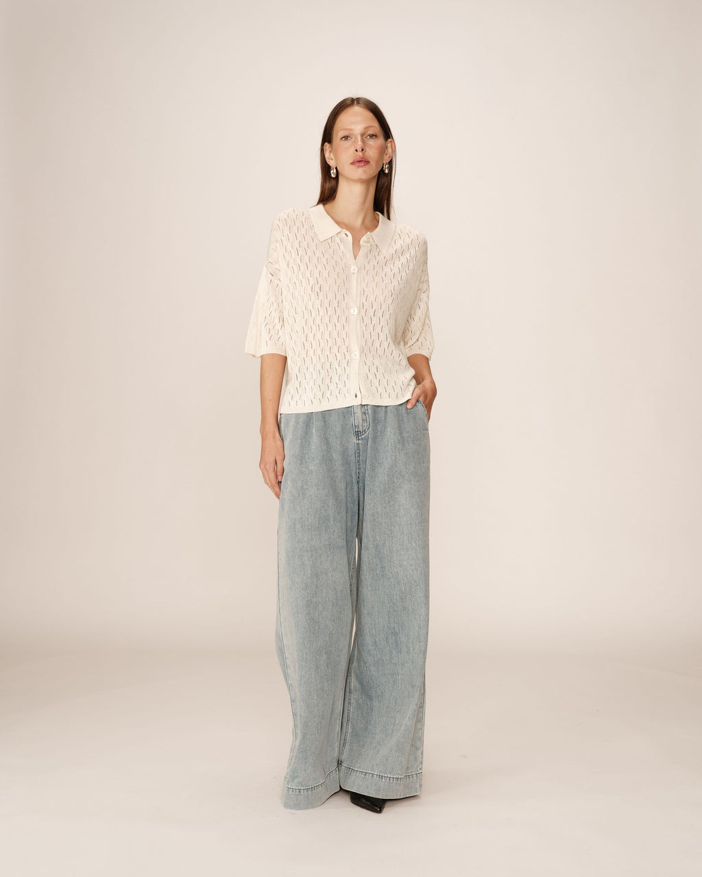 Pao Cardigan - Ecru
