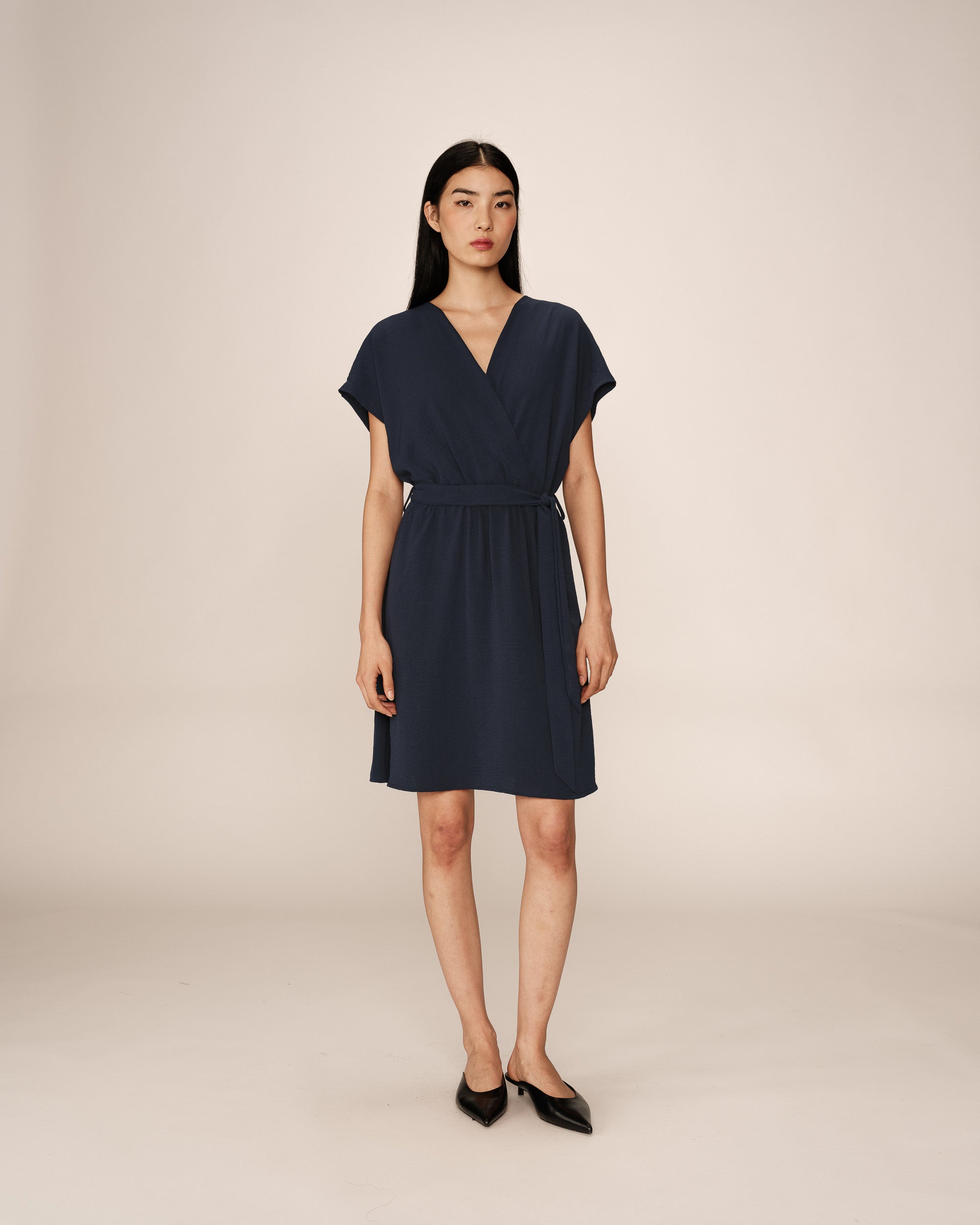 Vestido Corto Papaye - Marino